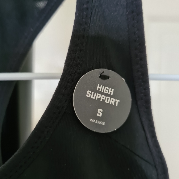 NIKE High Support Bra S Black for Exercise Yoga Pilate Jogging Running Walking - Picture 2 of 5